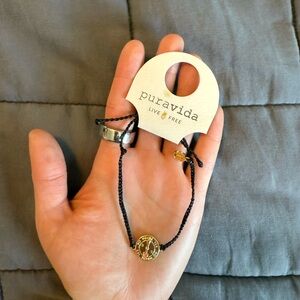 Pura Vida Black Braided Bracelet